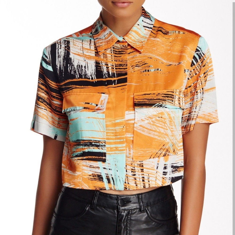 L.a.m.b Brushstroke short sleeve